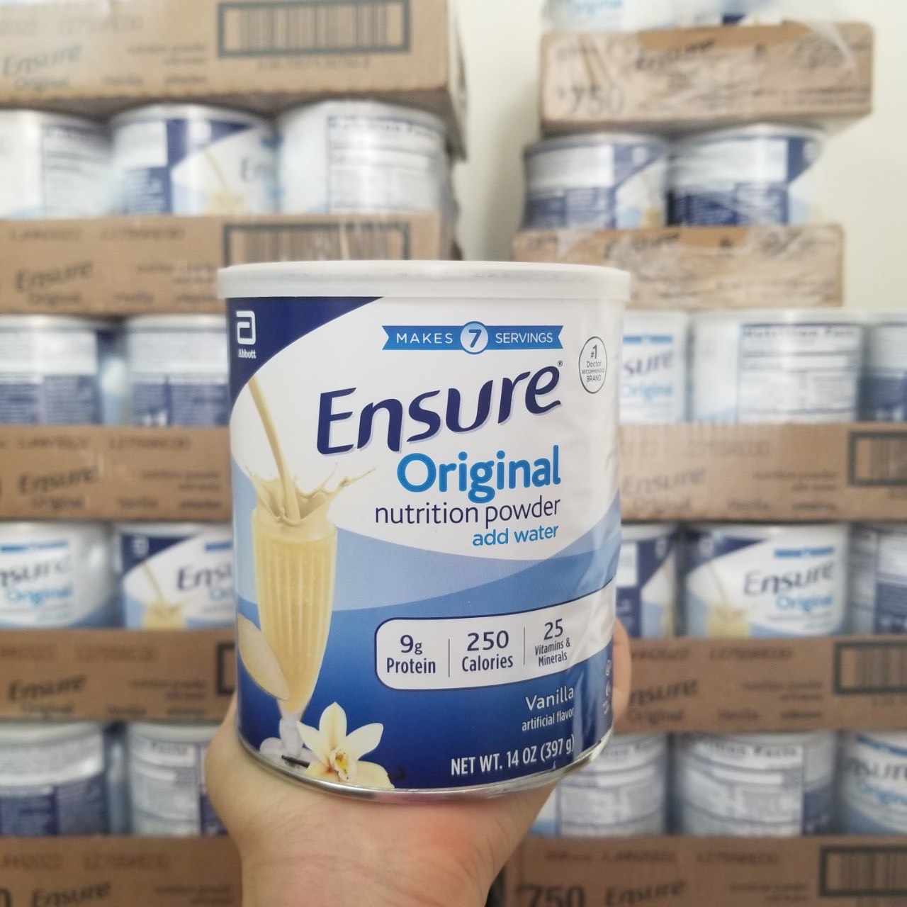 LỐC 3 SỮA BỘT ENSURE MỸ 397g ( Mẫu Mới )