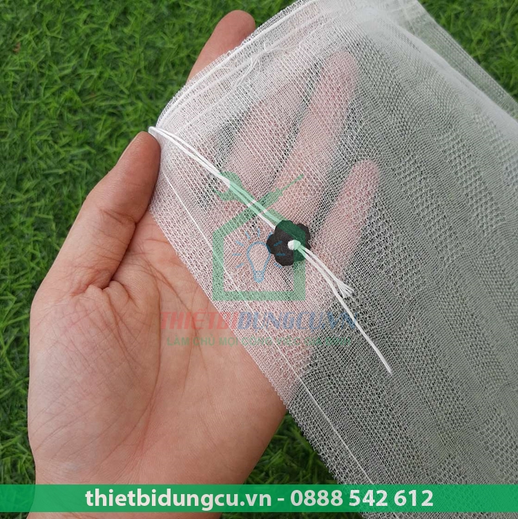 100 Túi bao mướp 15x50cm lưới mùng