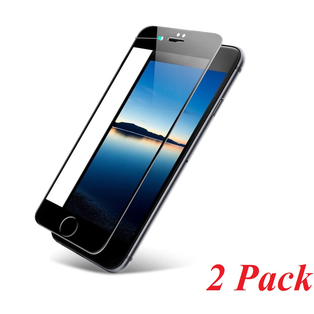 Ugreen 60373 iphone 7 - 8 màu đen 2 miếng dán cường lực bảo vệ hd sp113