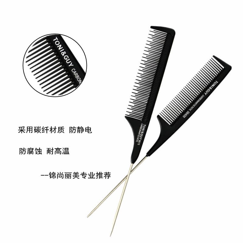 Lược đánh Rối làm tóc chuôi Inox, lược Đuôi Nhọn