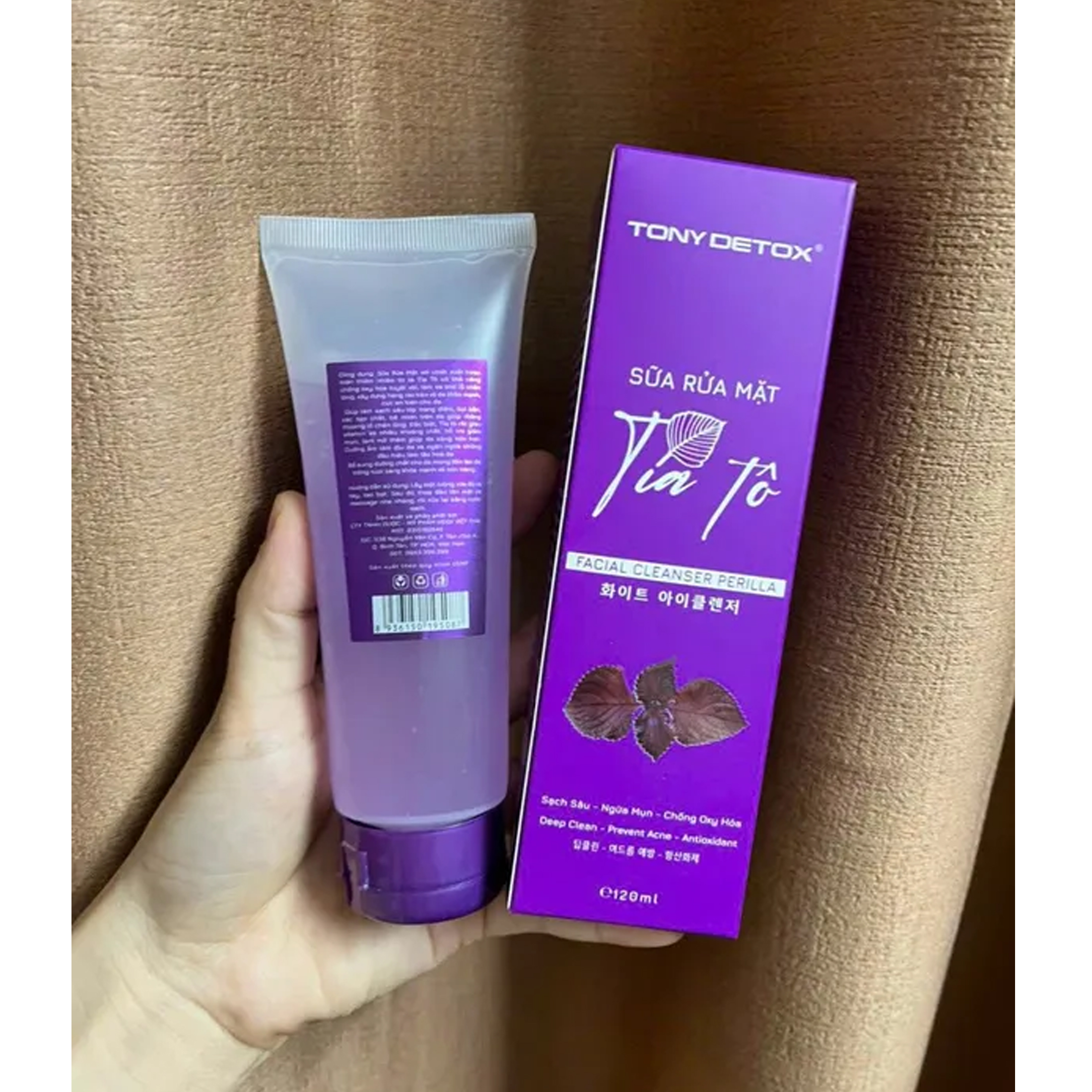 Sữa Rửa Mặt Tía Tô TONYDETOX - 120ml