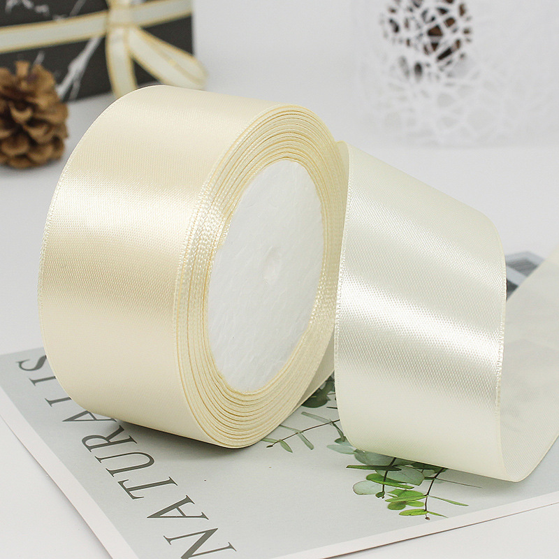 (Sỉ cuộn 22 mét) Ruy băng lụa satin bản rộng 4cm loại đẹp