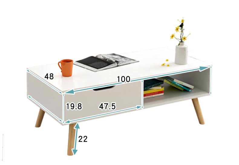 Bàn trà bàn trà sofa phong cách Bắc Âu - GP81