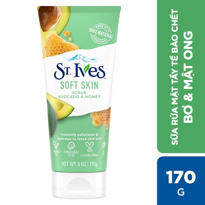 Sữa rửa mặt St.Ives 170g hàng Mỹ