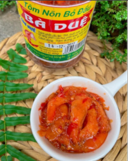 Combo 4 hủ Tôm chua Bà Duệ  400g - Đặc sản Huế