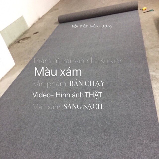 Thảm nỉ trải sàn 3mmlzd