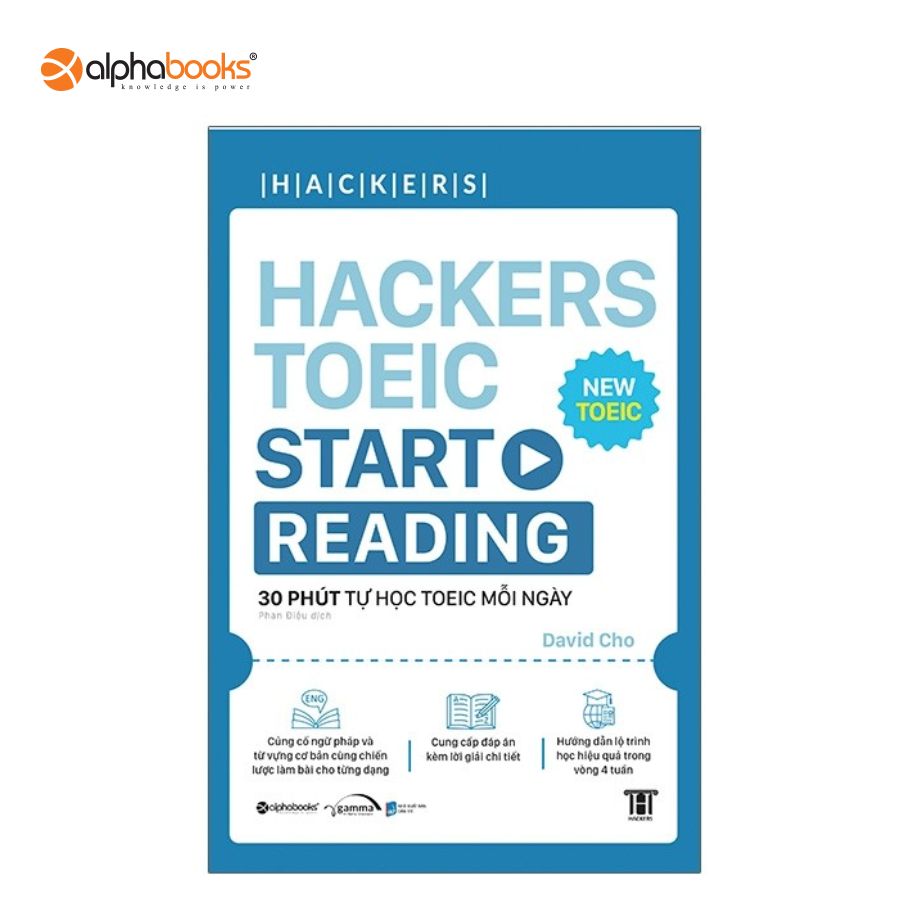 Sách Alphabooks - Hackers Toeic Start Reading