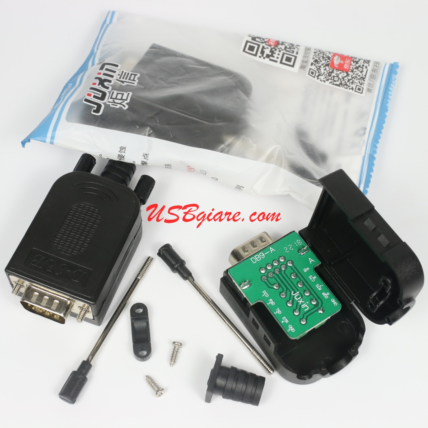 ĐẦU COM 9 / DB9 / RS232 ĐỰC LOẠI BẮT VÍT KHÔNG HÀN