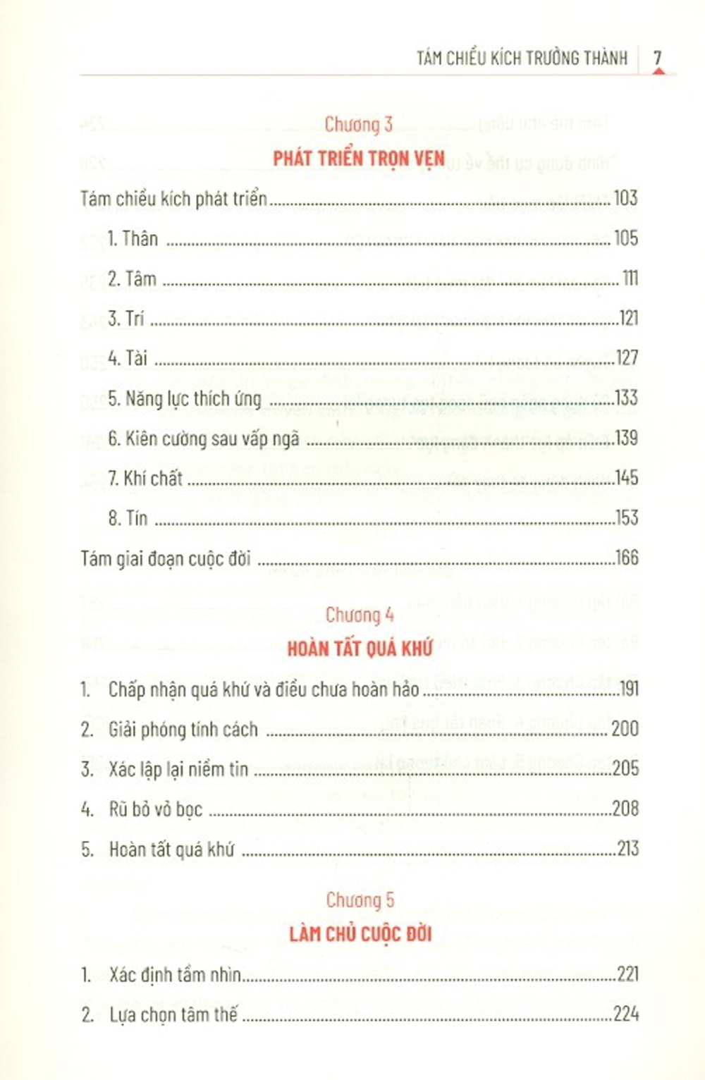 Tám Chiều Kích Trưởng Thành