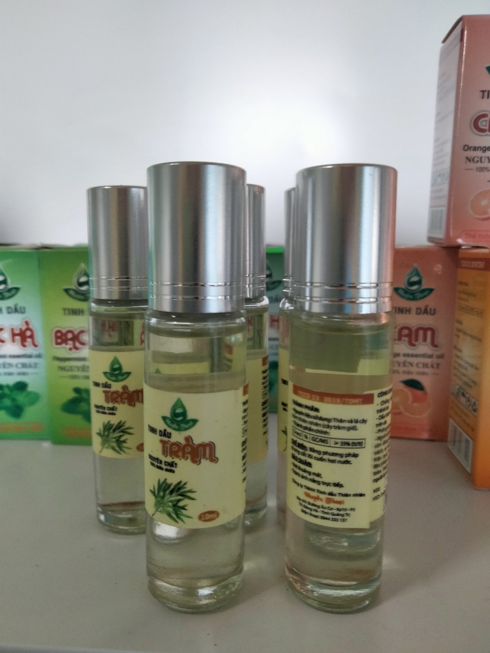 Tinh dầu tràm bi lăn 10ml