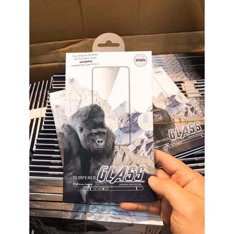 Kính Unipha Kingkong 3D full màn iPhone 7plus/8plus/Xs