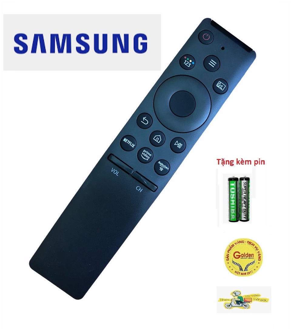 Điều khiển tivi SamSung IR-1316 smart cong 4K (Dòng không có giọng nói ) dùng tương thích với tất cả các dòng tivi SamSung Hiện nay - Tặng kèm pin - Remote SamSung IR-1316- Remote điều khiển tivi SamSung 4K loại tốt zin theo máy