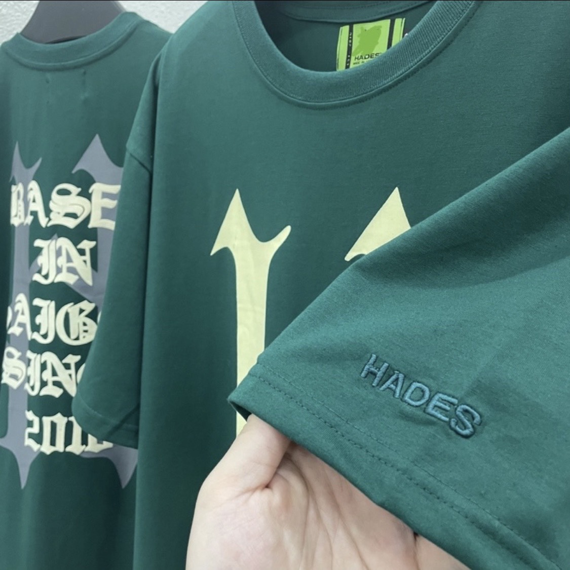 Áo thun tay lỡ HADES ALTERNATIVE TEE, áo phông nam nữ unisex hades vải cotton
