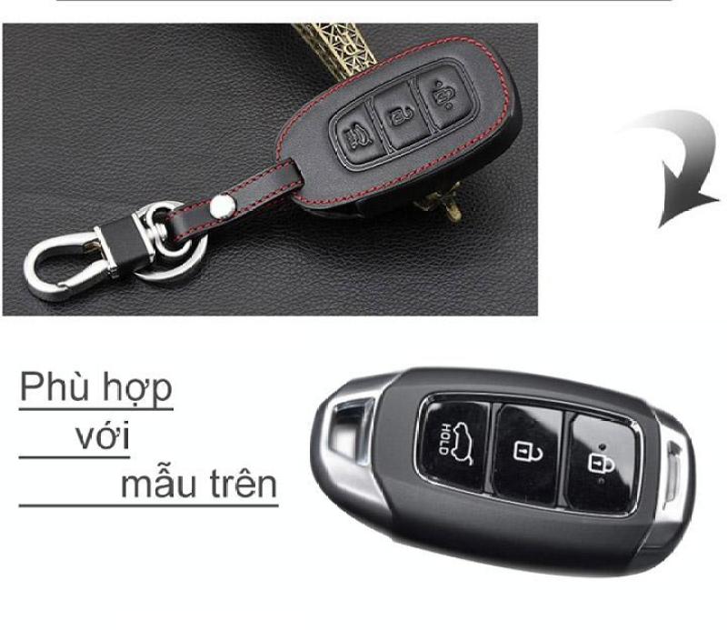 BAO DA CHÌA KHÓA XE HYUNDAI KONA, ACCENT 2018 - 2019