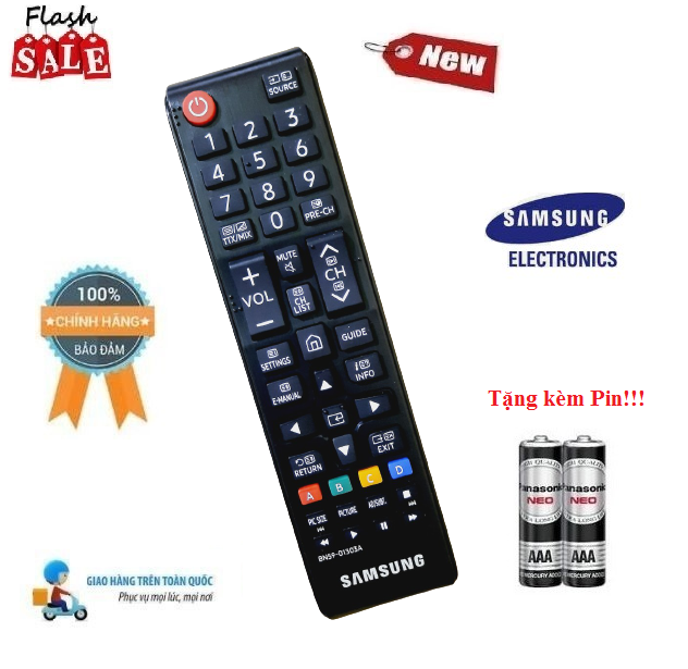 Remote Điều khiển tivi Samsung cơ cho các dòng tivi Samsung từ 2015 đến 2021- Hàng chính hãng Made in VietNam