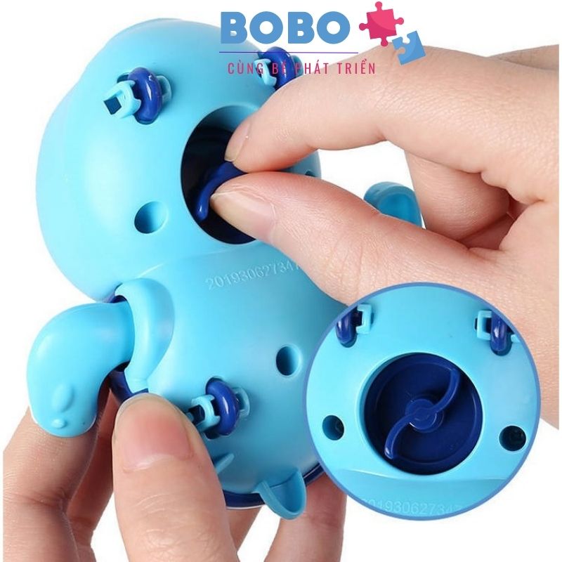 Đồ Chơi Vặn Cót Dưới Nước, Rùa Con, Cá Heo Vặn Cót - Đồ Chơi Dưới Nước Cho Bé