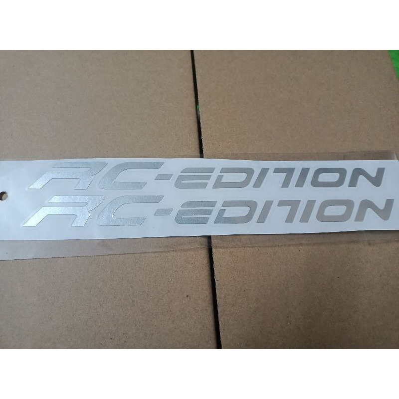 Bộ tem dán phuộc RC màu bạc new hàng nhập Thái Lan