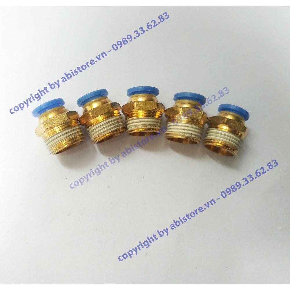 Bộ 2 cút đầu bơm phun sương bằng đồng 803