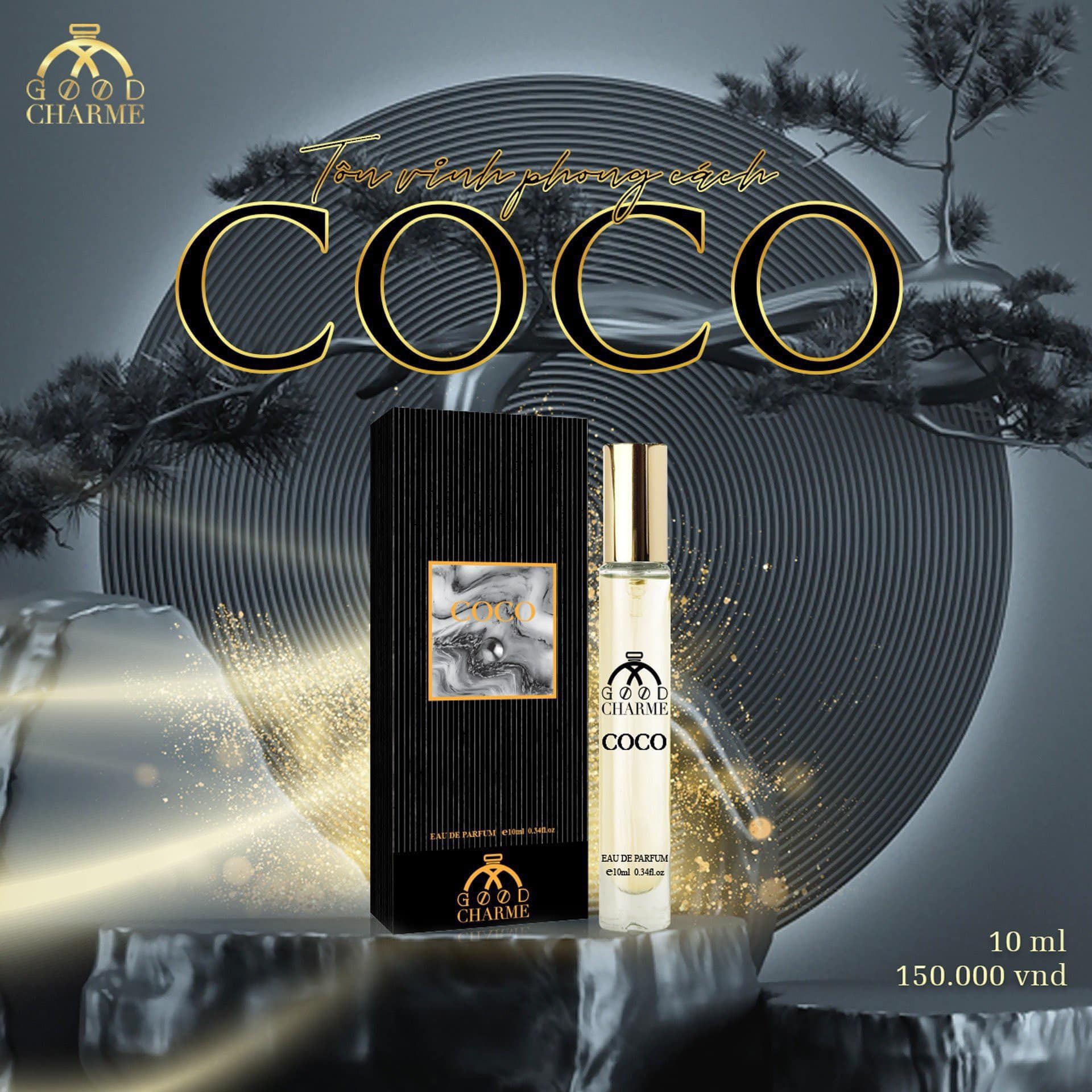 Nước hoa coco đen 10ml