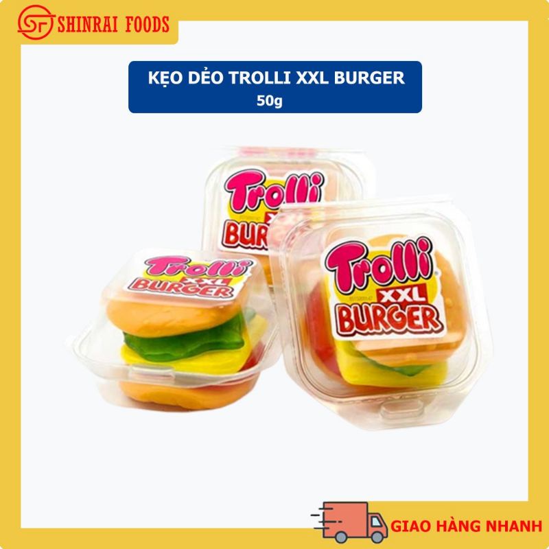 Kẹo dẻo Trolli XXL Burger 50g