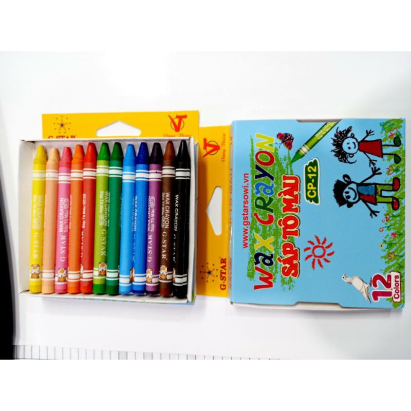 Sáp Dầu Gstar 12 Màu CP-12