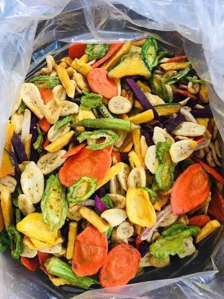 Trái cây sấy giòn tề hùng 500gr date 2025