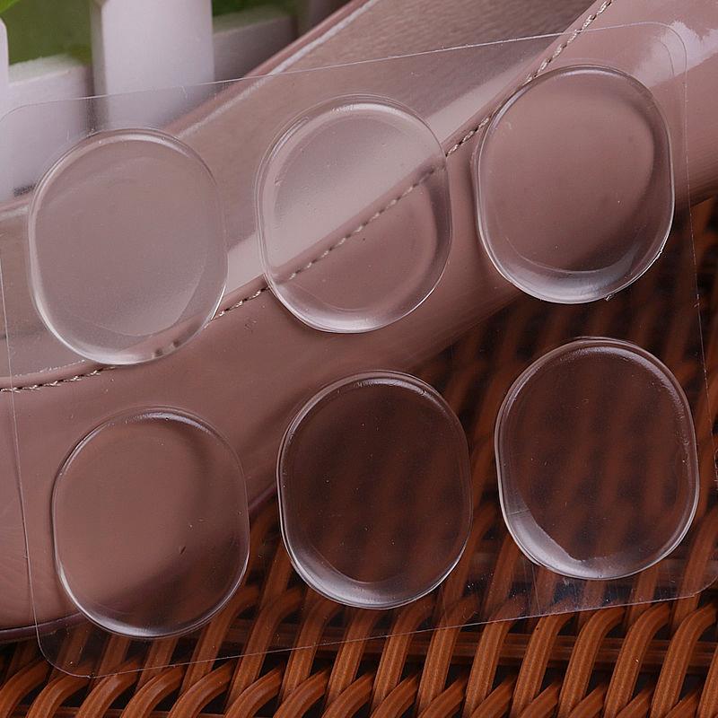 Bộ 6 Miếng Dán Tròn Silicon Dán Trong Giày Và Mũi Giày