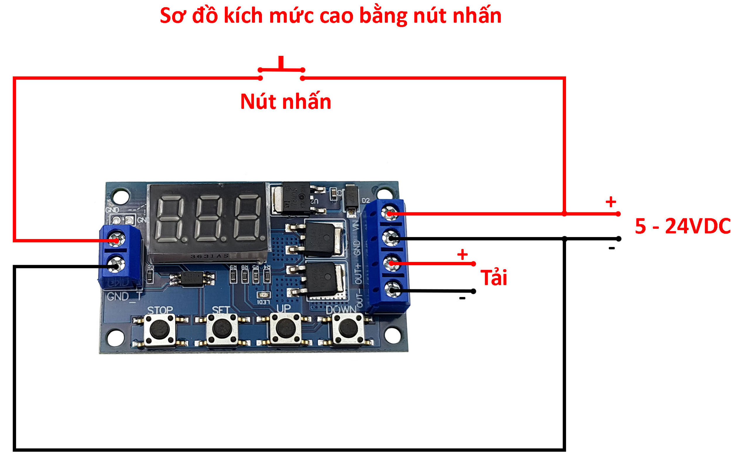 Mạch tạo trễ đóng ngắt theo chu kì
