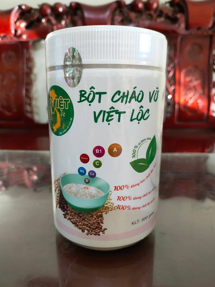 Cháo Vỡ Việt Lộc dành cho bé 8 tháng