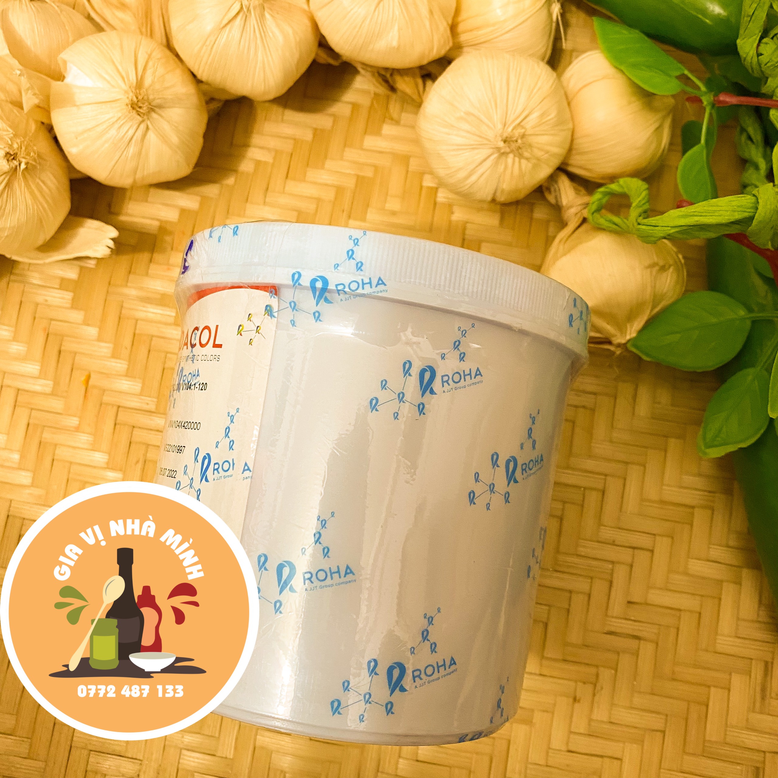 MÀU GẠCH TÔM ( MÀU THỰC PHẨM )-HỘP 500GR
