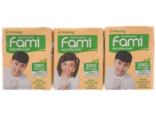 Lốc 6 hộp Sữa đậu nành Fami các loại thumbnail