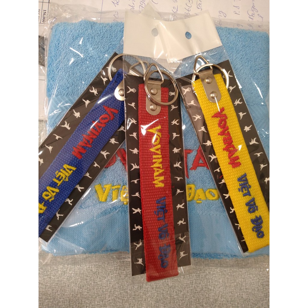 [HCM]{Móc khóa Dây Vovinam}  Ailaikit Võ Thuật Hàng Lưu Niệm Rẻ bền