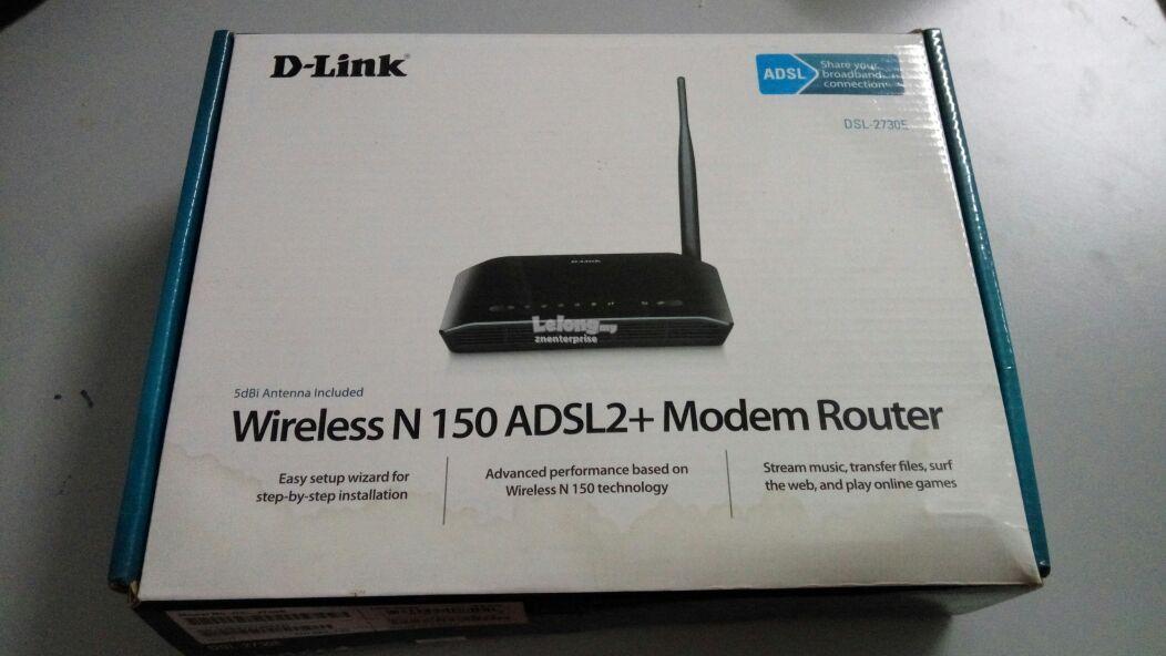Router D-Link DSL-2730E ADSL2/2+ Wireless N 150Mbps