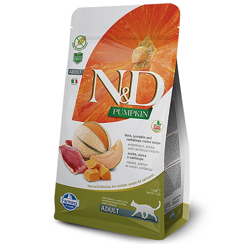Farmina - N&D PUMPKIN CAT duck, cantaloupe melon adult 1.5kg