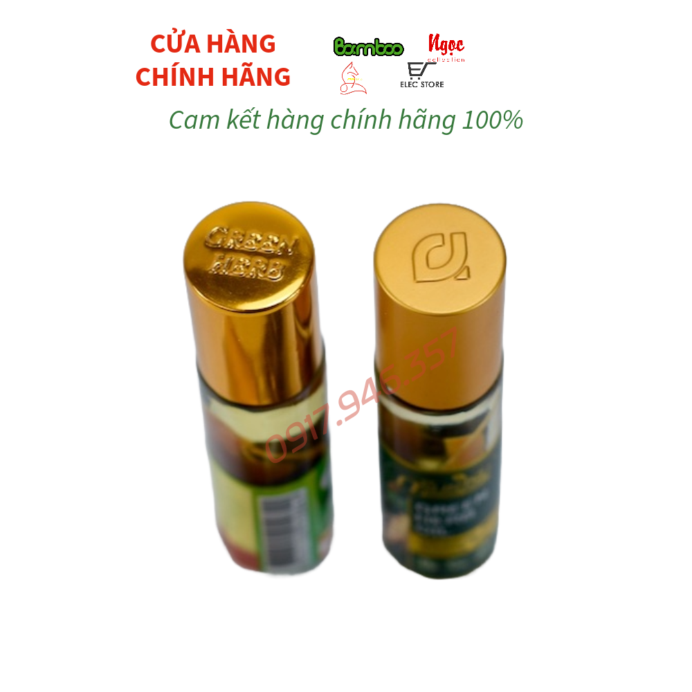 Dầu Sâm Green Oil Herb 8ml Thái Lan