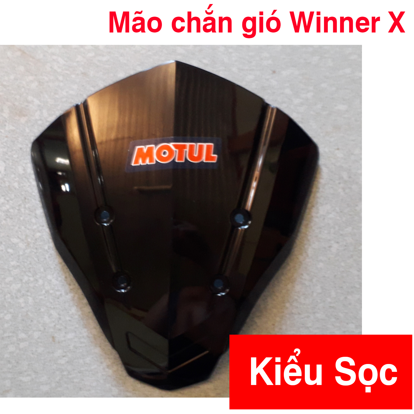 Mão chắn gió Winner X v2 kiểu sọc