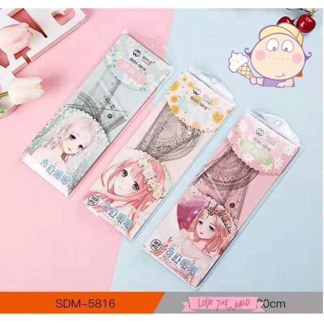 Bộ eke thước18 - 20cm