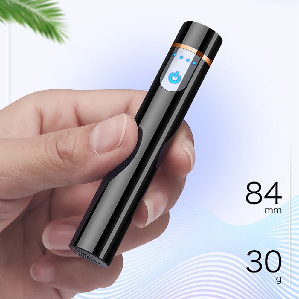[HCM][SALE] Bật lửa sạc điện - Hộp quẹt - Bật lửa cao cấp sạc pin bằng cổng sạc USB - Bật lửa điện USB - Bật lửa cảm ứng vân tay