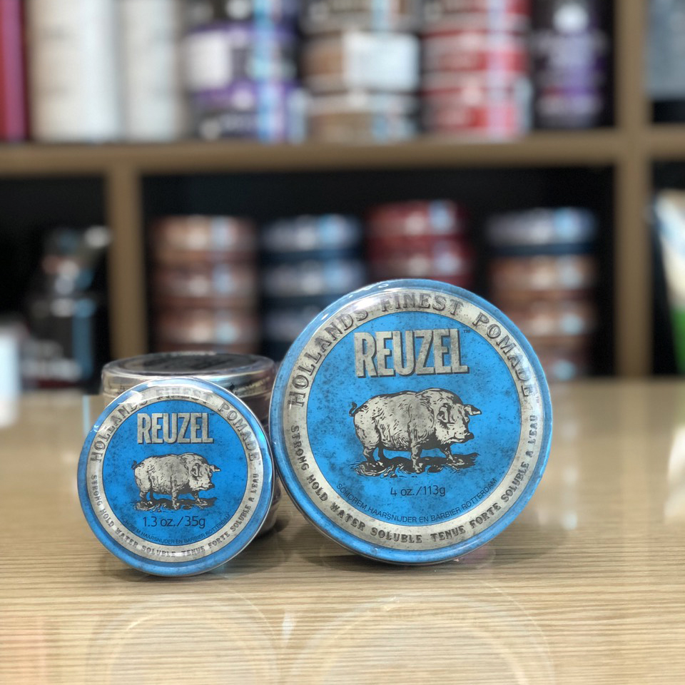 Sáp Vuốt Tóc Reuzel Pomade (Blue, Pink, Extreme Hold, Concrete) 35g - 113g