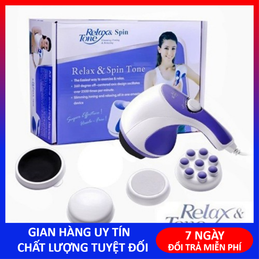 [BẢO HÀNH 12 THÁNG] Máy mát xa cầm tay Relax and Spin Tone
