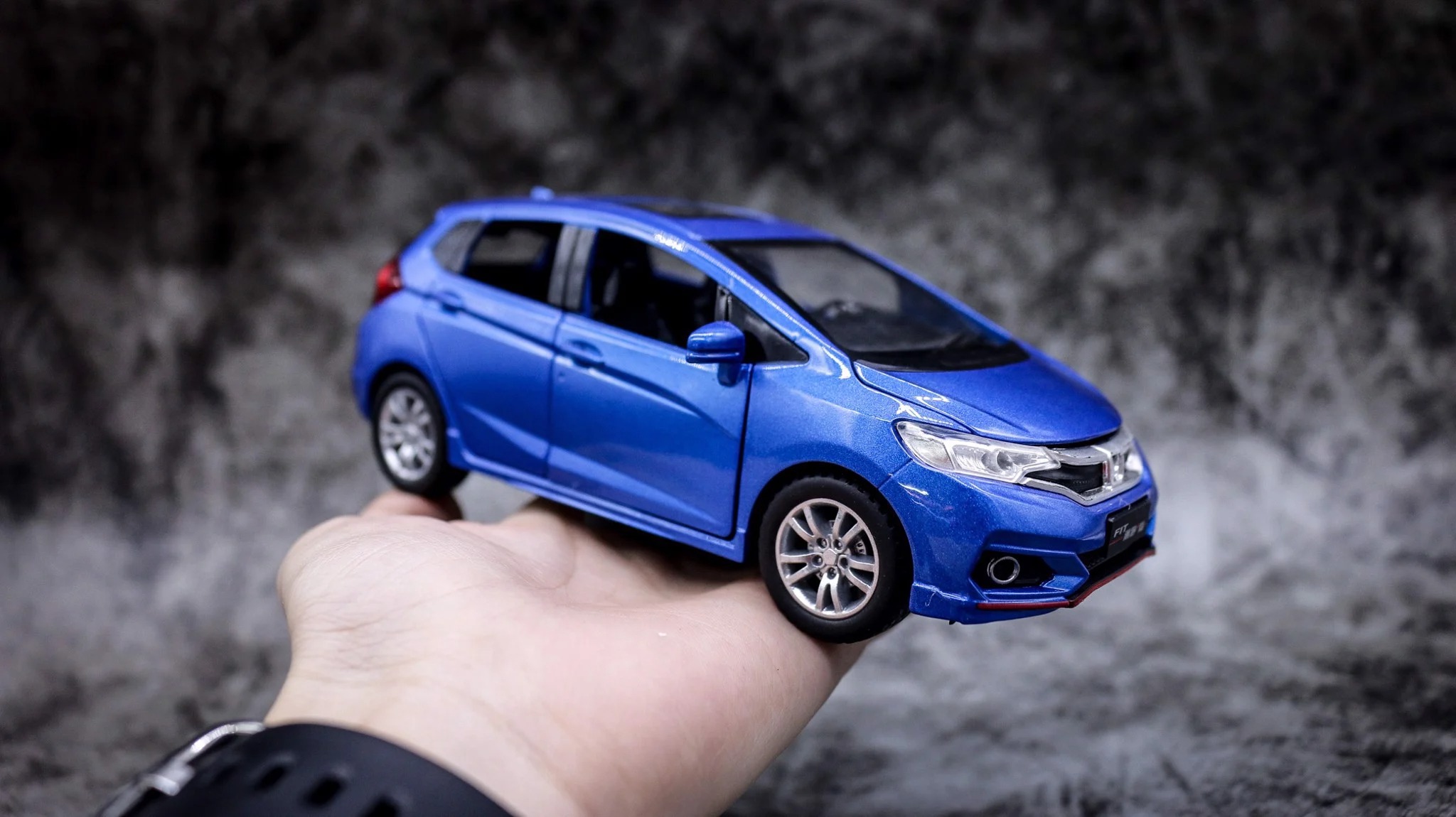 MÔ HÌNH XE HONDA JAZZ BLUE 1:32 CHE ZHI 5489