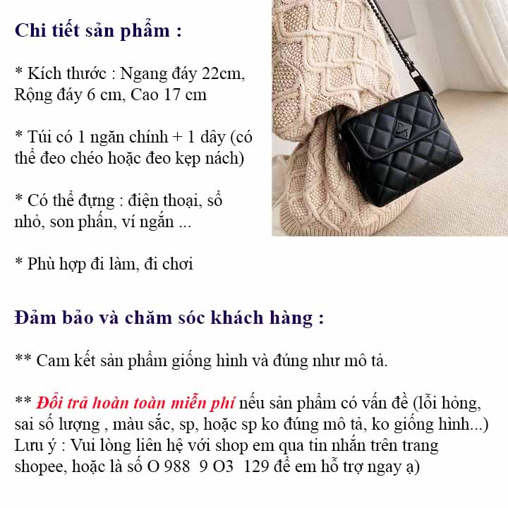 Túi Xách Nữ Khóa Xoay Trám Mềm