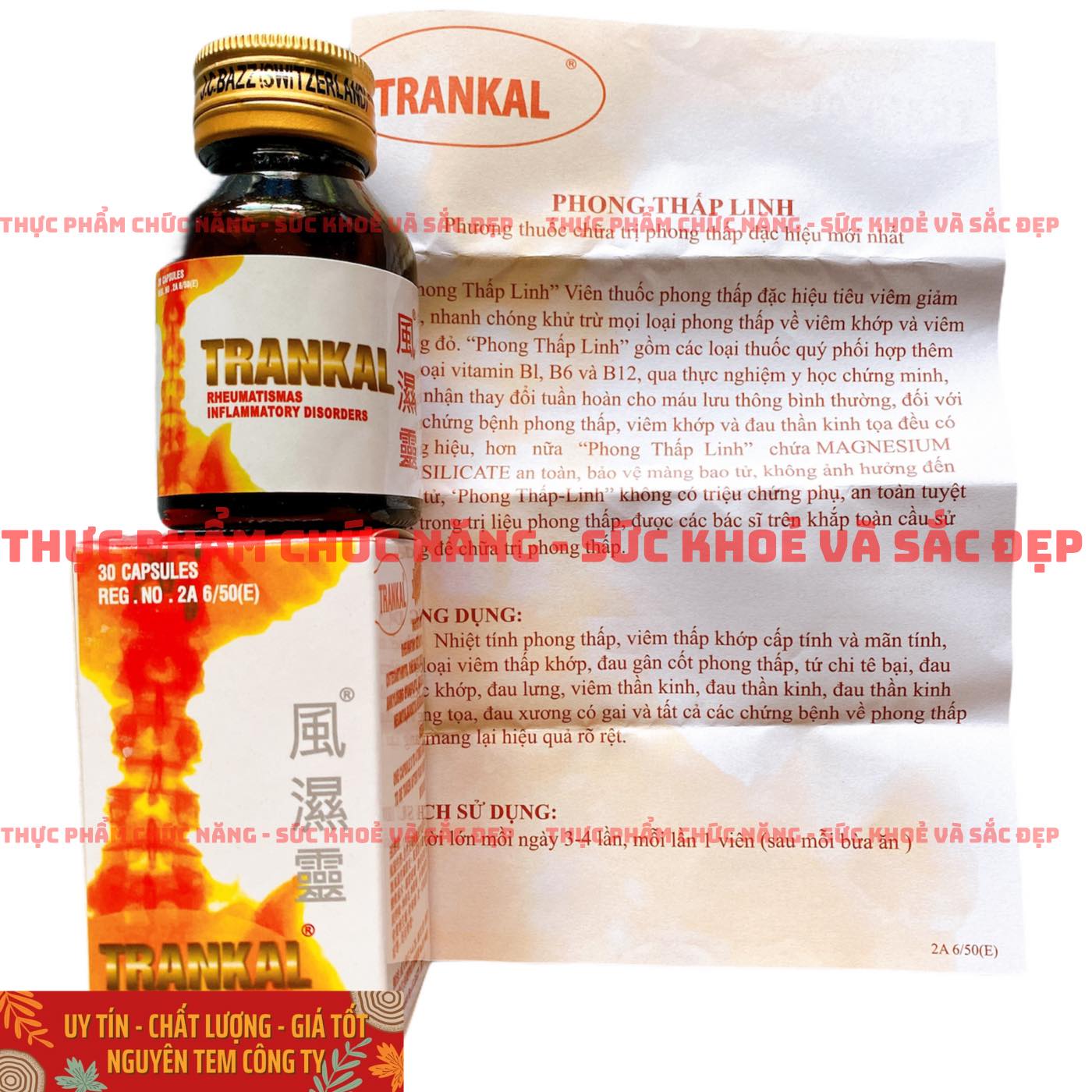 TRANKAL Thái Lan (lọ 30 viên)