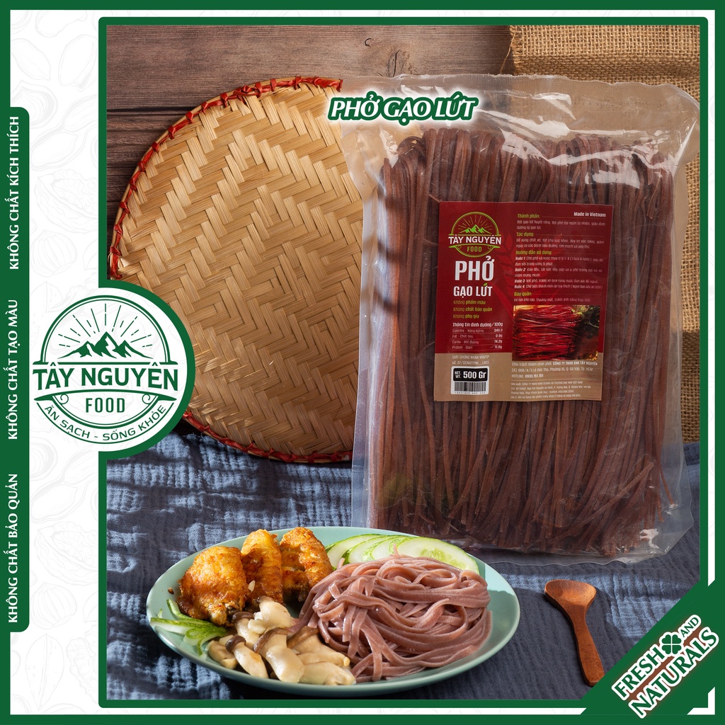 Phở gạo lứt eat clean 0.5kg