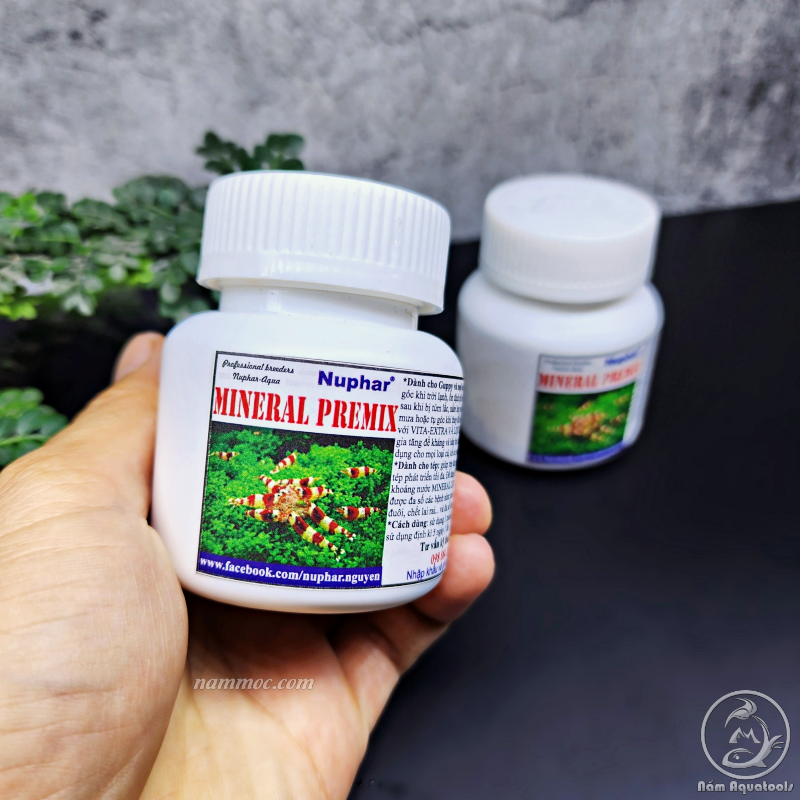 Nuphar - MINERAL PREMIX | Khoáng bột tổng hợp giành cho cá tép cảnh, Bucep