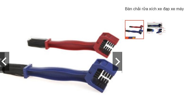 Bàn chải rửa xích xe đạp xe máy