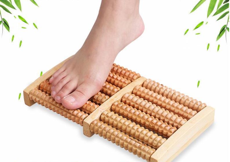 [FREESHIP] Dụng cụ massage chân 5 bàn làm từ gỗ tự nhiên cao cấp giúp thông huyệt đạo giảm stress - Massage chân bằng gỗ - Massage chân cao cấp