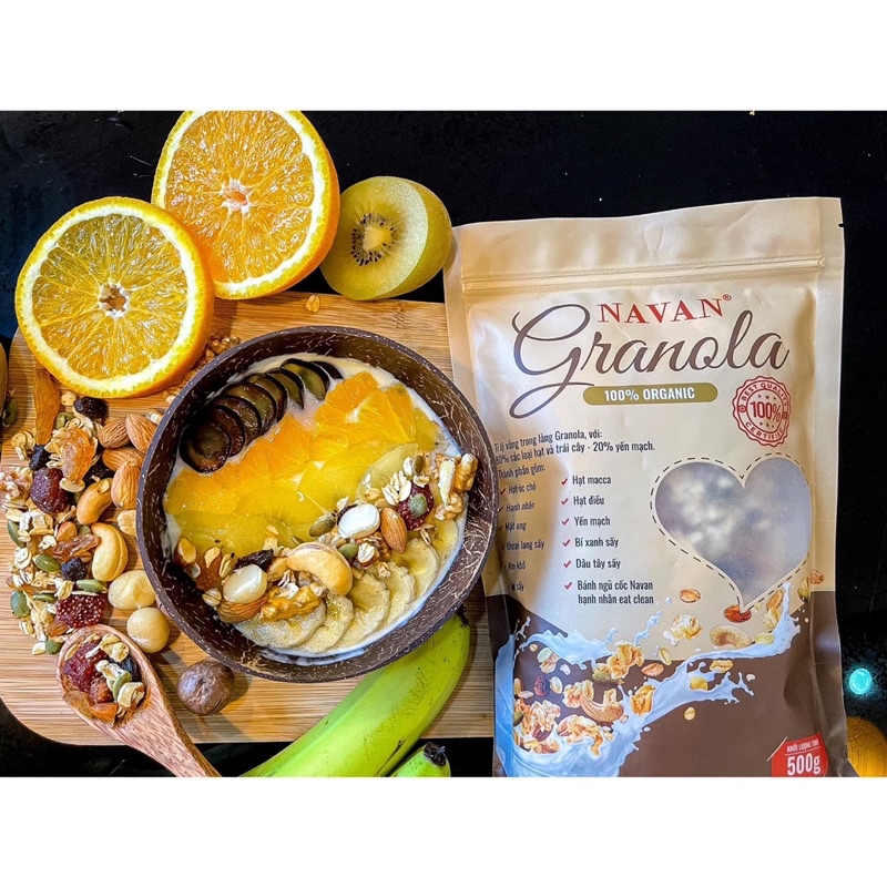 Ngũ Cốc Nguyên Hạt Navan Granola