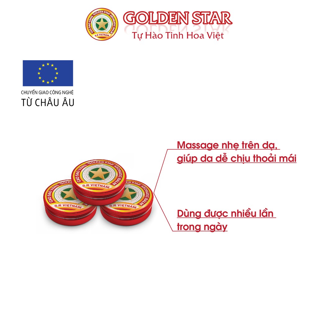 [Rẻ vô địch] [Chính hãng] Combo 10 Cao sao vàng Golden Star 3g