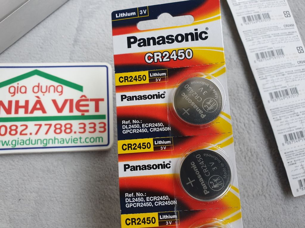 Vỉ 01 pin cúc áo Panasonic CR2450